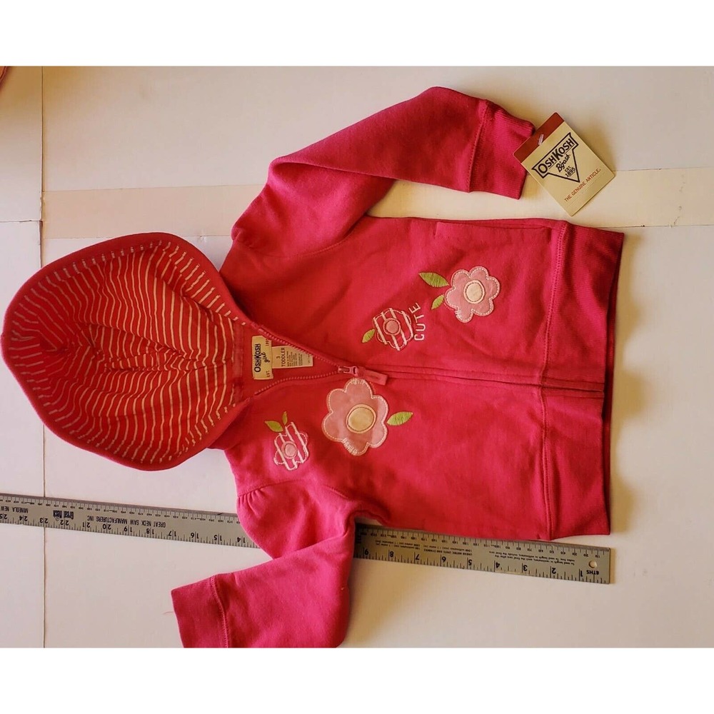 Oshkosh B'gosh Pink Girls Jacket Size 3 Toddler